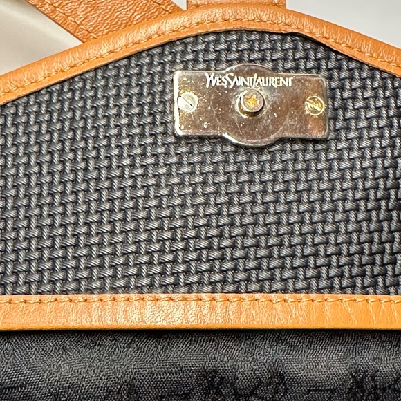 Yves Saint Laurent Black and Tan Crossbody Bag - Picture 7 of 16